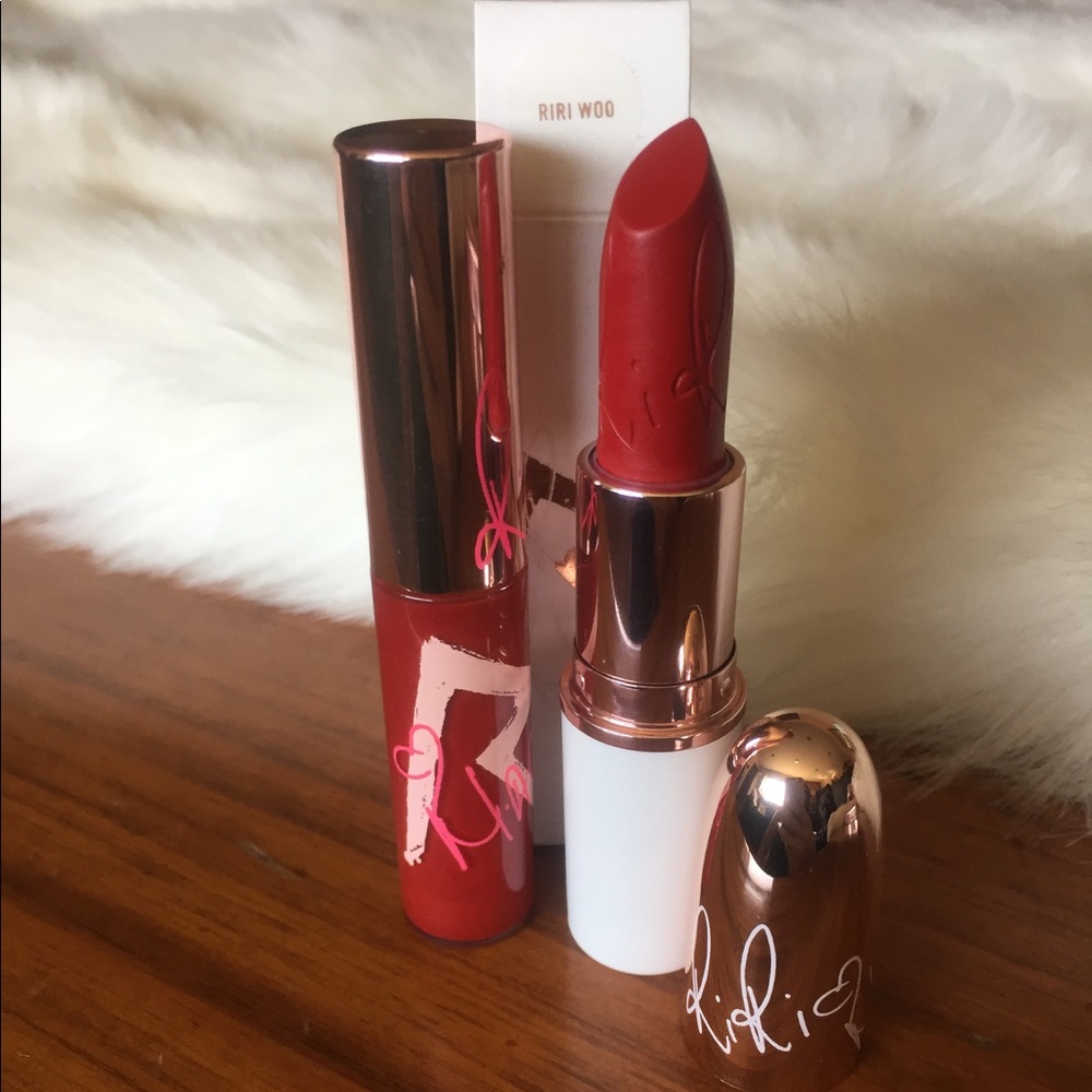 MAC Limited Edition Riri Woo Lipstick + Lipglass